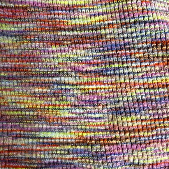 Sundance Women's Multicolor Space Dyed Stripe LS Wrap Sweater Top Size S - Picture 6 of 13